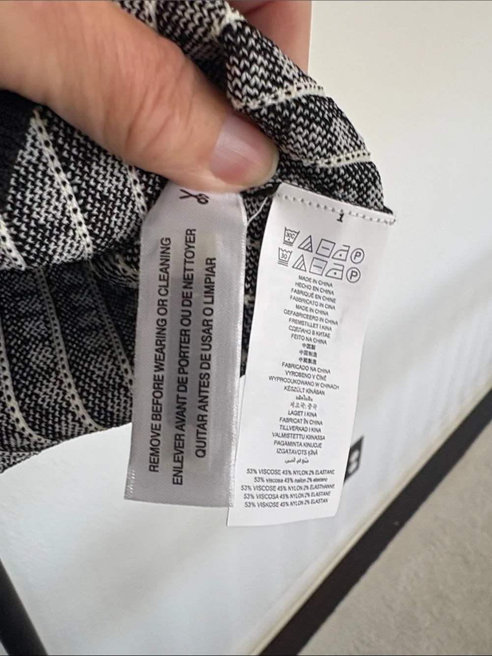 Michael Kors Geometric Pattern Crop Size S